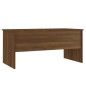 vidaXL Mesa de centro contrachapada roble marrón 102x50,5x46,5 cm vidaXL Mesa de centro contrachapada roble marrón 102x50,5x46,5 cm