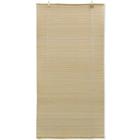 vidaXL Persianas enrollables de bambú natural 100x160 cm
