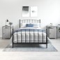 vidaXL Mesitas de noche 2 uds madera contrachapada gris 40x42x60 cm vidaXL Mesitas de noche 2 uds madera contrachapada gris 40x42x60 cm