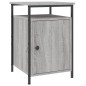 vidaXL Mesitas de noche 2 uds madera contrachapada gris 40x42x60 cm vidaXL Mesitas de noche 2 uds madera contrachapada gris 40x42x60 cm