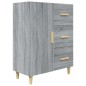 vidaXL Aparador de madera de ingeniería gris Sonoma 69,5x34x90 cm vidaXL Aparador de madera de ingeniería gris Sonoma 69,5x34x90 cm