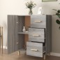 vidaXL Aparador de madera de ingeniería gris Sonoma 69,5x34x90 cm vidaXL Aparador de madera de ingeniería gris Sonoma 69,5x34x90 cm