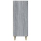 vidaXL Aparador de madera de ingeniería gris Sonoma 69,5x34x90 cm vidaXL Aparador de madera de ingeniería gris Sonoma 69,5x34x90 cm