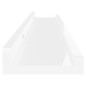 vidaXL Estantes de pared 2 unidades blanco brillo 60x9x3 cm vidaXL Estantes de pared 2 unidades blanco brillo 60x9x3 cm