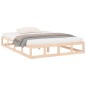 vidaXL Estructura de cama doble pequeña de madera maciza 120x190 cm vidaXL Estructura de cama doble pequeña de madera maciza 120x190 cm