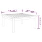 vidaXL Mesita de jardín de madera maciza de acacia 63x63x30 cm vidaXL Mesita de jardín de madera maciza de acacia 63x63x30 cm