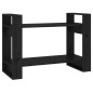 vidaXL Estantería/divisor de espacios madera pino negro 80x35x56,5 cm vidaXL Estantería/divisor de espacios madera pino negro 80x35x56,5 cm