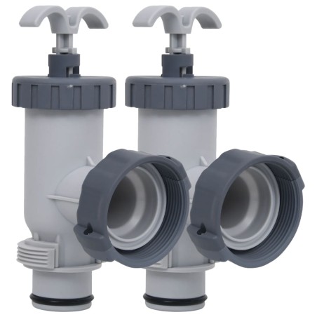 vidaXL Válvulas de émbolo para piscina 2 unidades