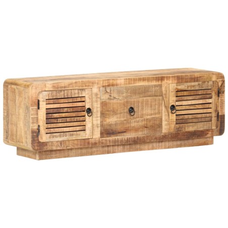 vidaXL Mueble para TV de madera maciza de mango rugosa 120x30x40 cm