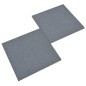 vidaXL Losetas de goma protección de caídas 24 uds gris 50x50x3 cm vidaXL Losetas de goma protección de caídas 24 uds gris 50x50x3 cm