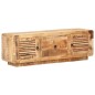 vidaXL Mueble para TV de madera maciza de mango rugosa 120x30x40 cm