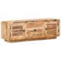 vidaXL Mueble para TV de madera maciza de mango rugosa 120x30x40 cm