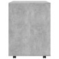 vidaXL Armario ruedas madera contrachapada gris hormigón 60x53x72 cm vidaXL Armario ruedas madera contrachapada gris hormigón 60x53x72 cm