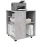 vidaXL Armario ruedas madera contrachapada gris hormigón 60x53x72 cm vidaXL Armario ruedas madera contrachapada gris hormigón 60x53x72 cm