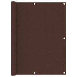 vidaXL Toldo para balcón de tela oxford marrón 120x600 cm