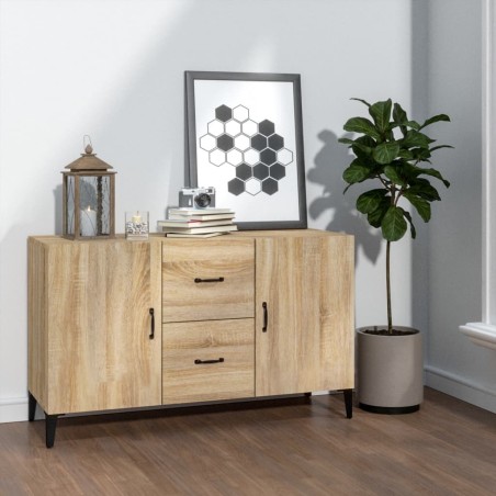 vidaXL Aparador de madera de ingeniería roble Sonoma 100x36x60 cm