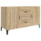 vidaXL Aparador de madera de ingeniería roble Sonoma 100x36x60 cm vidaXL Aparador de madera de ingeniería roble Sonoma 100x36x60 cm