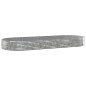 vidaXL Jardinera arriate acero recubrimiento polvo plata 373x140x36 cm vidaXL Jardinera arriate acero recubrimiento polvo plata 373x140x36 cm