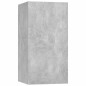 vidaXL Set de muebles de TV 6 pzas madera contrachapada gris hormigón