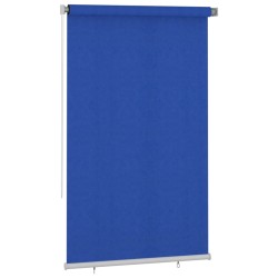vidaXL Persiana enrollable de jardín HDPE azul 140x230 cm