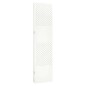 vidaXL Biombo divisor de 6 paneles acero blanco 240x180 cm