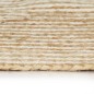 vidaXL Alfombra de yute tejida a mano diseño espiral blanco 120 cm vidaXL Alfombra de yute tejida a mano diseño espiral blanco 120 cm