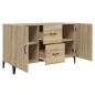 vidaXL Aparador de madera de ingeniería roble Sonoma 100x36x60 cm vidaXL Aparador de madera de ingeniería roble Sonoma 100x36x60 cm