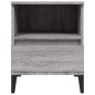 vidaXL Mesitas de noche 2 unidades gris Sonoma 40x35x50 cm vidaXL Mesitas de noche 2 unidades gris Sonoma 40x35x50 cm