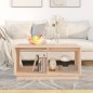 vidaXL Mesa de centro de madera maciza de pino 80x50x40 cm vidaXL Mesa de centro de madera maciza de pino 80x50x40 cm