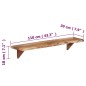 vidaXL Estantes de pared 2 unidades madera maciza acacia 110x20x18 cm vidaXL Estantes de pared 2 unidades madera maciza acacia 110x20x18 cm