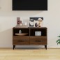 vidaXL Mueble para TV madera contrachapada roble marrón 80x36x50 cm