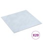 vidaXL Tarimas autoadhesivas 20 piezas PVC 1,86 m² mármol blanco vidaXL Tarimas autoadhesivas 20 piezas PVC 1,86 m² mármol blanco