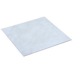 vidaXL Tarimas autoadhesivas 20 piezas PVC 1,86 m² mármol blanco