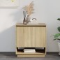 vidaXL Aparador de madera contrachapada roble Sonoma 70x41x75 cm
