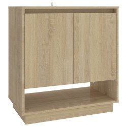 vidaXL Aparador de madera contrachapada roble Sonoma 70x41x75 cm