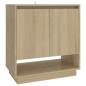 vidaXL Aparador de madera contrachapada roble Sonoma 70x41x75 cm