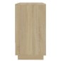 vidaXL Aparador de madera contrachapada roble Sonoma 70x41x75 cm