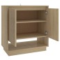 vidaXL Aparador de madera contrachapada roble Sonoma 70x41x75 cm