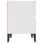 vidaXL Mesita de noche color blanco 40x35x50 cm vidaXL Mesita de noche color blanco 40x35x50 cm
