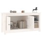vidaXL Mueble para TV de madera maciza de pino blanco 103x36,5x52 cm vidaXL Mueble para TV de madera maciza de pino blanco 103x36,5x52 cm