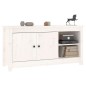 vidaXL Mueble para TV de madera maciza de pino blanco 103x36,5x52 cm vidaXL Mueble para TV de madera maciza de pino blanco 103x36,5x52 cm