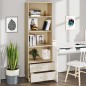 vidaXL Aparador HAMAR madera de pino maciza marrón miel 60x35x180 cm vidaXL Aparador HAMAR madera de pino maciza marrón miel 60x35x180 cm