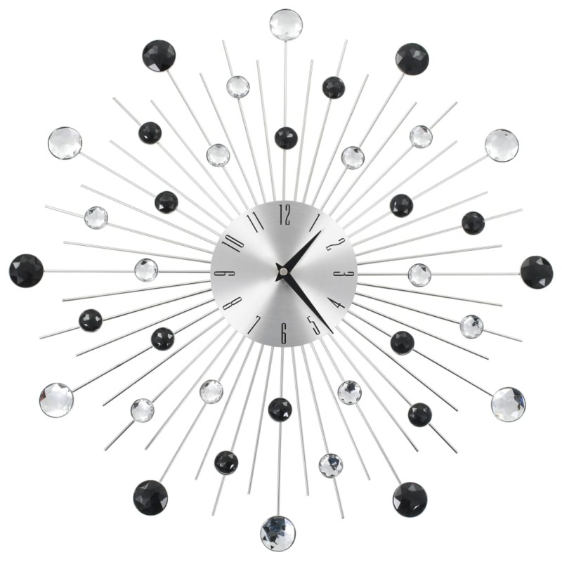 vidaXL Reloj de pared con movimiento de cuarzo diseño moderno 50 cm vidaXL Reloj de pared con movimiento de cuarzo diseño moderno 50 cm