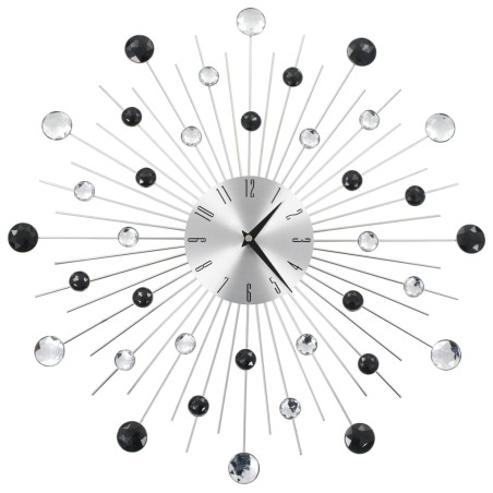 vidaXL Reloj de pared con movimiento de cuarzo diseño moderno 50 cm 