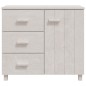 vidaXL Aparador HAMAR madera maciza de pino blanco 90x40x80 cm vidaXL Aparador HAMAR madera maciza de pino blanco 90x40x80 cm