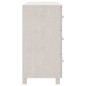 vidaXL Aparador HAMAR madera maciza de pino blanco 90x40x80 cm vidaXL Aparador HAMAR madera maciza de pino blanco 90x40x80 cm