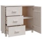 vidaXL Aparador HAMAR madera maciza de pino blanco 90x40x80 cm vidaXL Aparador HAMAR madera maciza de pino blanco 90x40x80 cm