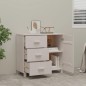 vidaXL Aparador HAMAR madera maciza de pino blanco 90x40x80 cm vidaXL Aparador HAMAR madera maciza de pino blanco 90x40x80 cm