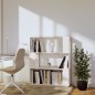 vidaXL Estantería/divisor de espacios madera pino blanco 80x25x101 cm vidaXL Estantería/divisor de espacios madera pino blanco 80x25x101 cm