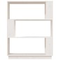vidaXL Estantería/divisor de espacios madera pino blanco 80x25x101 cm vidaXL Estantería/divisor de espacios madera pino blanco 80x25x101 cm